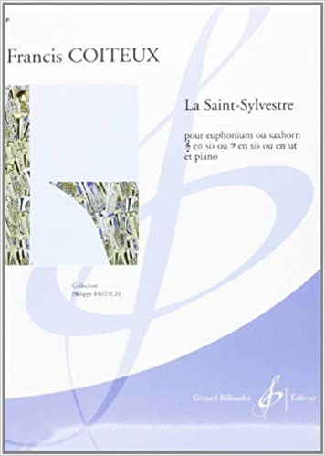COITEUX F. - LA SAINT-SYLVESTRE (BOMBARDINO o SAXO SIb/P)