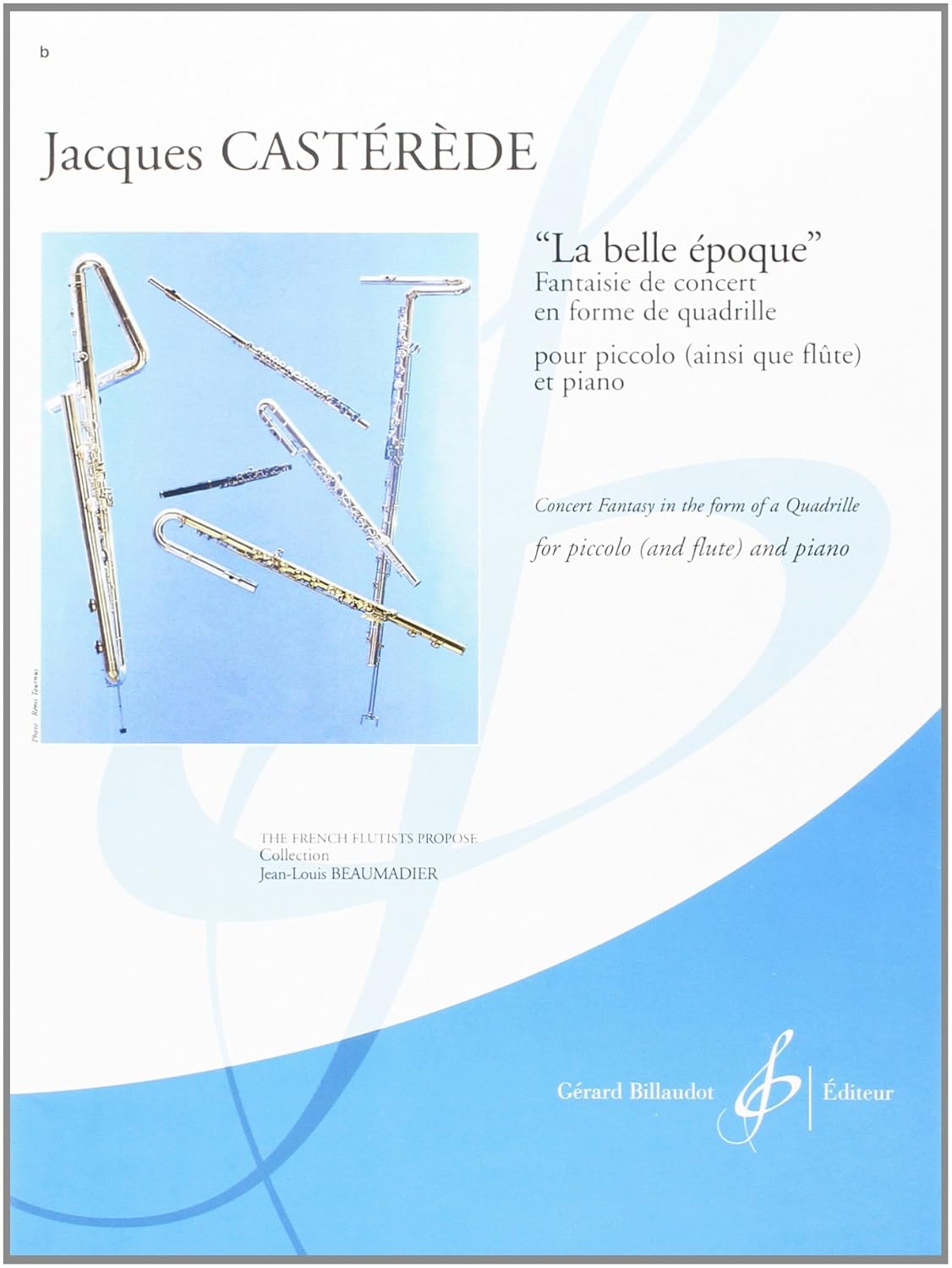 J.Castérède.- La belle epoque ( pour piccolo)