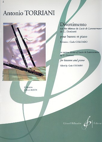 TORRIANI A. - DIVERTIMENTO - FAGOT Y PIANO -
