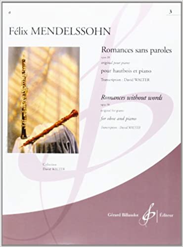 MENDELSSOHN F. - ROMANZAS SIN PALABRAS OP 38