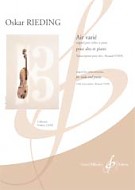 RIEDING O. - AIRE VARIADO - VIOLA Y PIANO