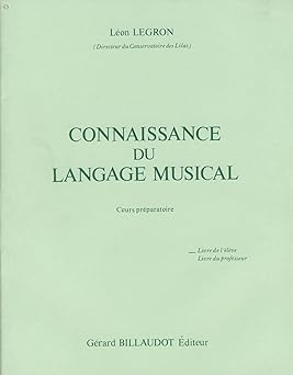 LEGRON L. - CONOCIMIENTO LENGUAJE MUSICAL V.2 PREPARATORIO (AC) -(PROFESOR)