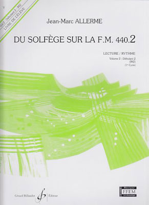 ALLERME J.M. - DU SOLFEGE SUR FM.440.2 V.2 ALUMNO -LECTURA Y RITMO