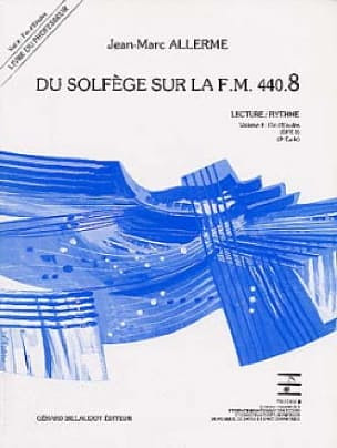 ALLERME J.M. - DU SOLFEGE SUR FM.440.8 V.8 PROFESOR - (LECTURA-RITMO)