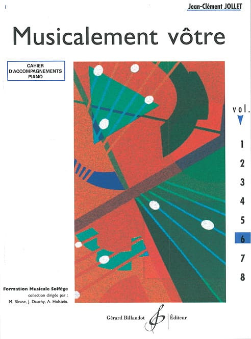 JOLLET J.C. - MUSICALEMENT VOTRE V.6 (ACOMPAÑAMIENTO) -