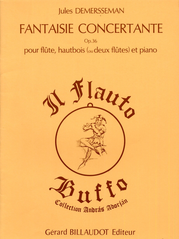 DEMERSSEMAN J. - FANTASIA CONCERTANTE   ( FL/OB(FL)/P - OP.36