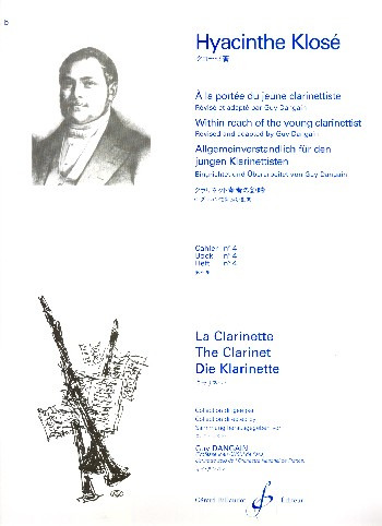 KLOSE H. - A LA PORTEE DU JEUNE CLARINETTISTE V.4 -