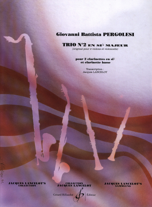 PERGOLESSI G.B. - TRIO Nº2 SIb M (SC+PT) -