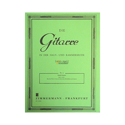 KREUTZER J. - TRIO  FLAUTA(V)/CLARINETE(VA)Y GUITARRA -