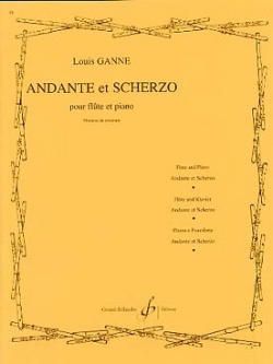 GANNE L. - ANDANTE ET SCHERZO - FLAUTA Y PIANO