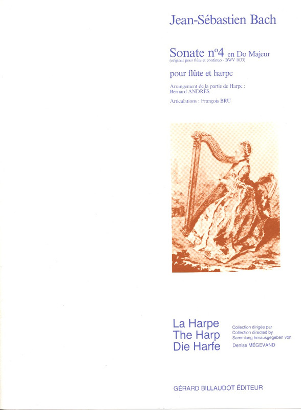 BACH J.S. - SONATA Nº4 DO M - BWV.1033