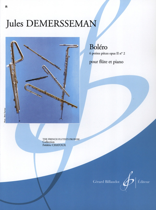 DEMERSSEMAN J. - BOLERO 6 PEQUEÑAS PIEZAS OP.2 Nº2 (FL/P)
