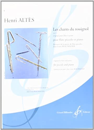 ALTES H. - LOS CANTOS DEL RUISEÑOR OP.11 (FL/P)