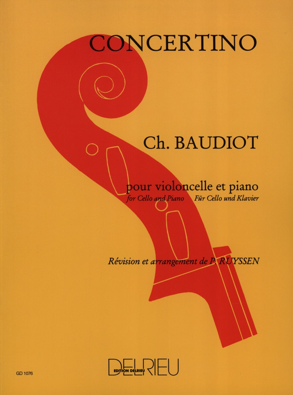 BAUDIOT C.N - CONCERTINO VIOLONCELLO Y PIANO