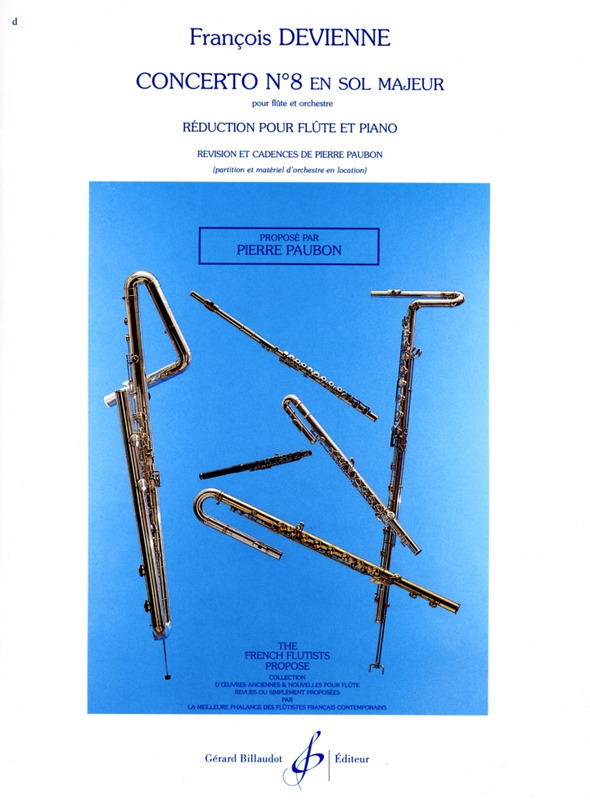 DEVIENNE F. - CONCIERTO Nº 8 SOLM