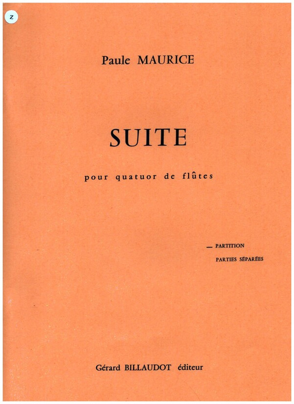 MAURICE P. - SUITE 4 FLAUTAS