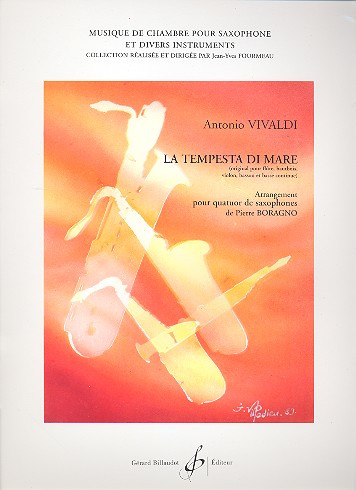 VIVALDI A. - LA TEMPESTAD DEL MAR - CUARTETO SAXOFONES