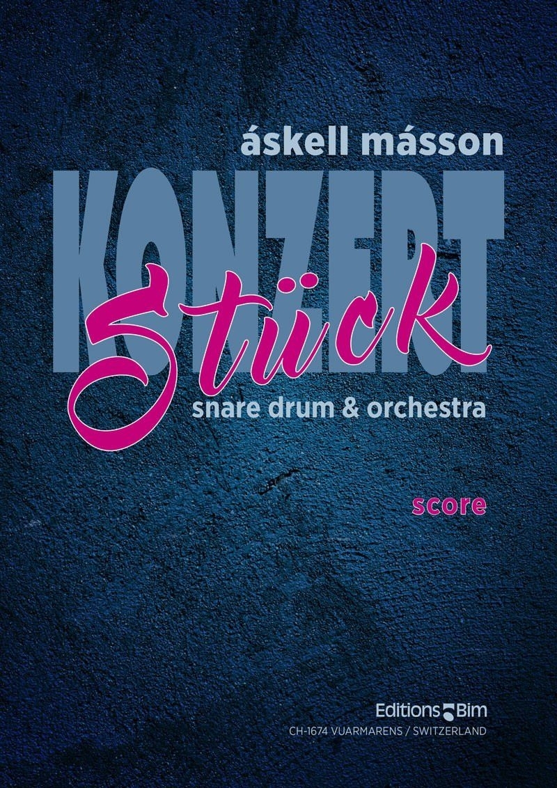 MASSON A. - KONCERTSTUCK SNARE DRUM &ORCHESTRA
