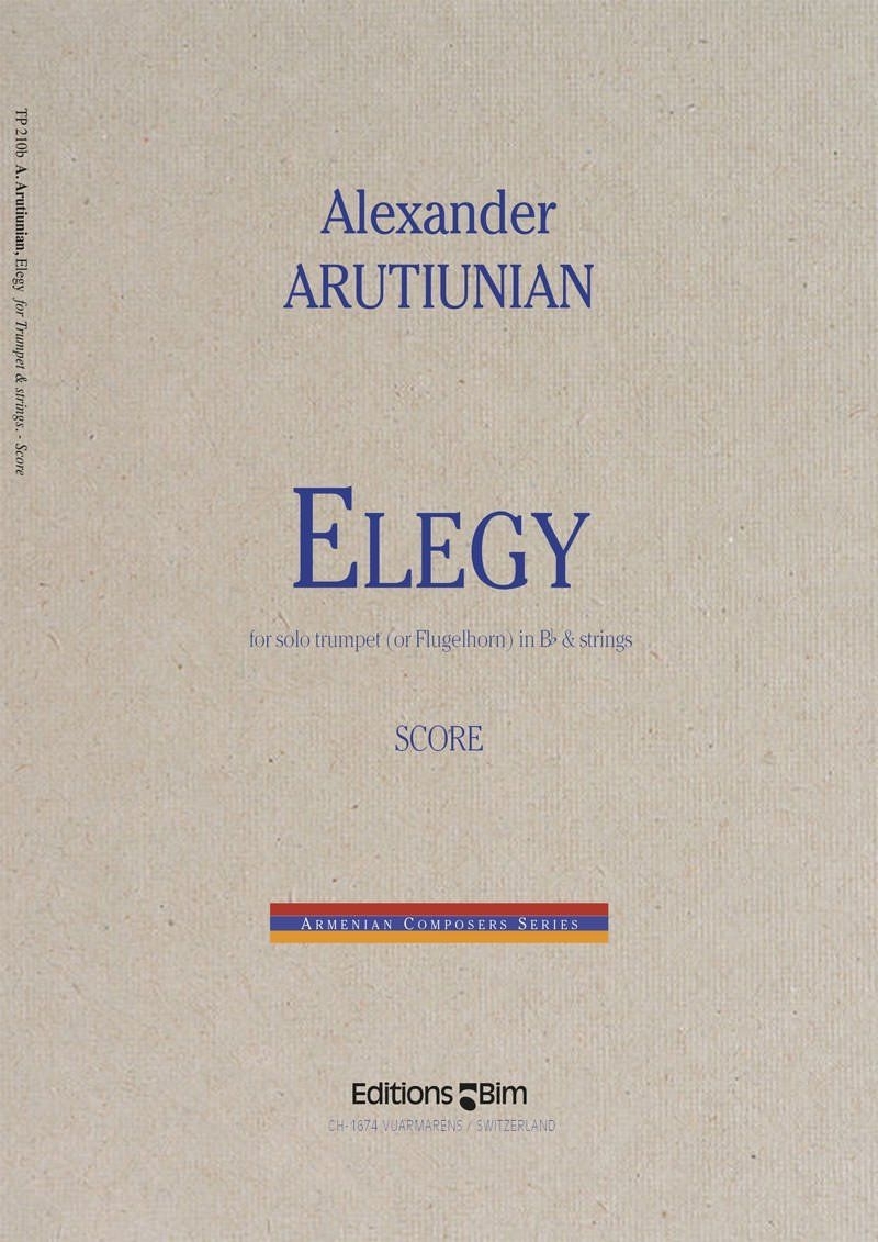 ARUTUNIAN A. - ELEGY (TP/P)
