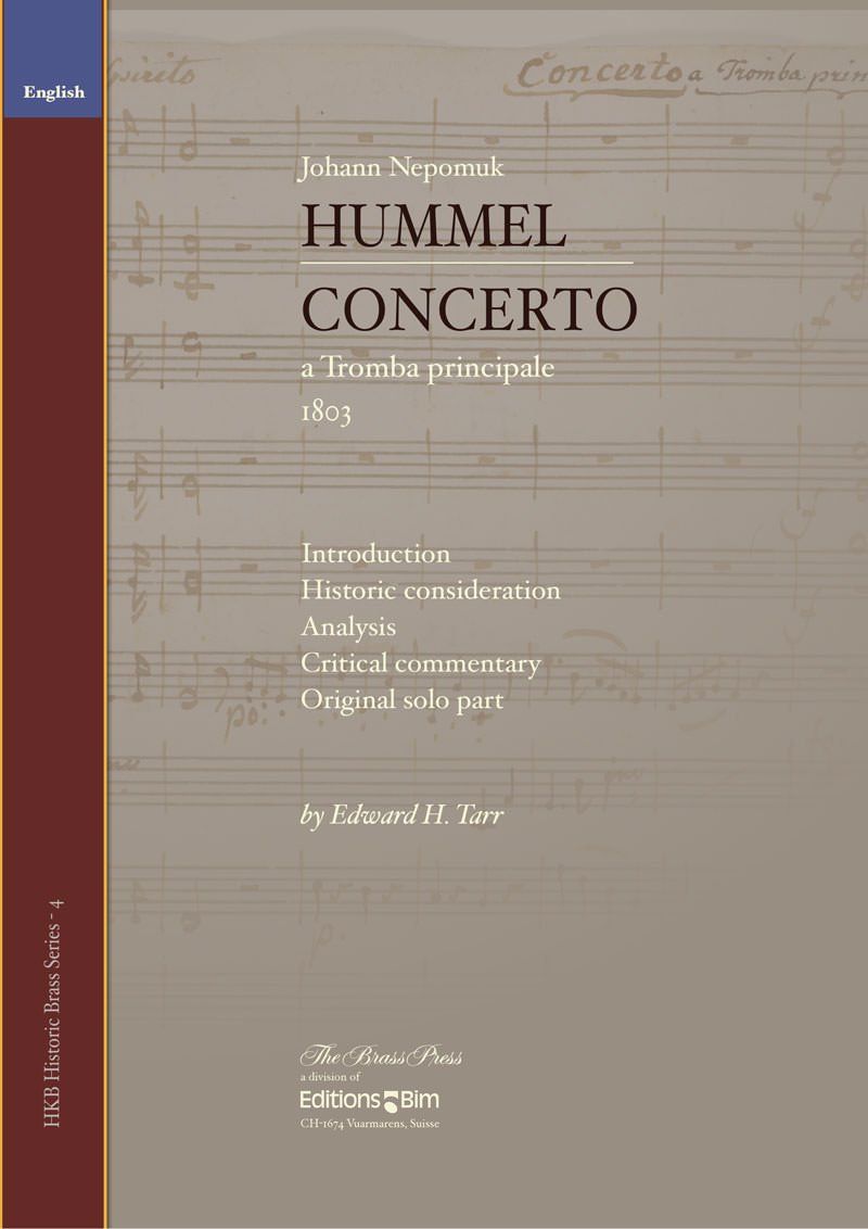 HUMMEL .N. - CONCERTO TROMBA PRINCIPALE 1803