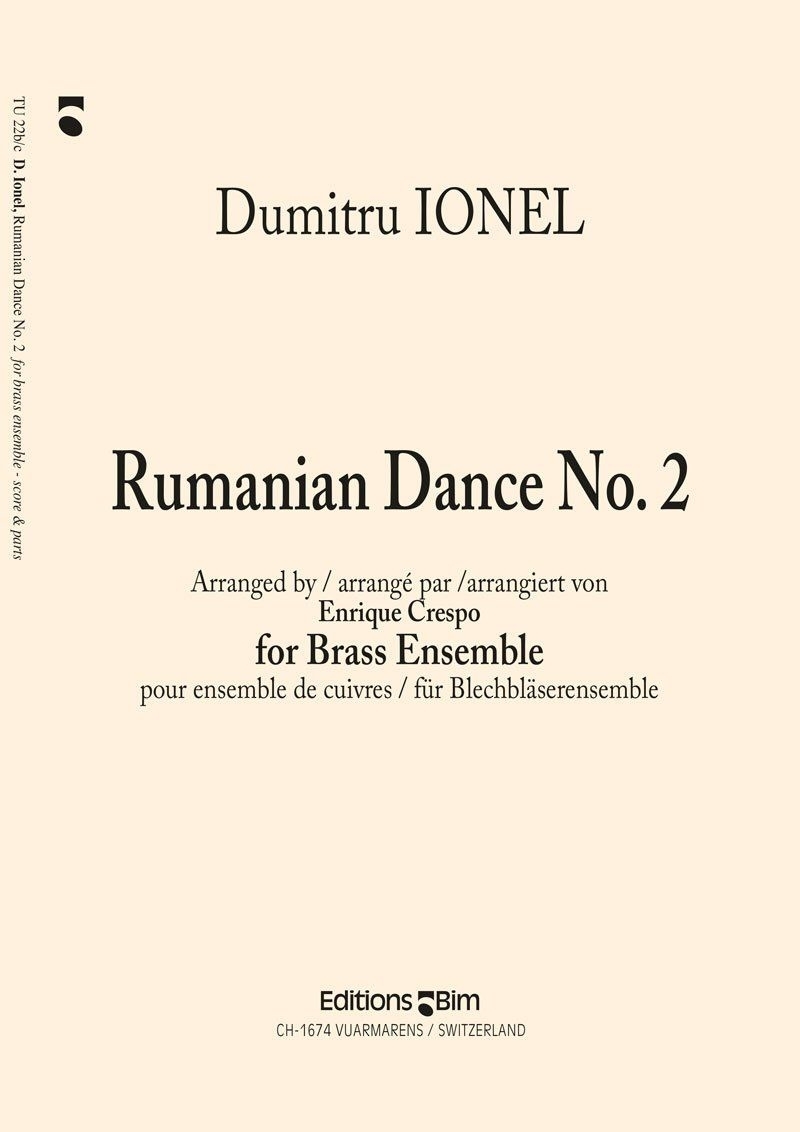 DIMITRU I. - RUMANIAN DANCE Nº 2 - BRASS ENSEMBLE 10 INSTRUMENTISTAS