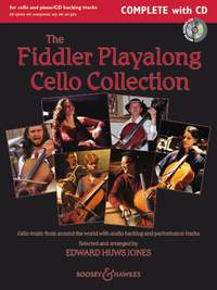 ALBUM-THE FIDDLER PLAYALONG COLLECTION COMPLETE CELLO +CD (ARR: HUWS HONES)