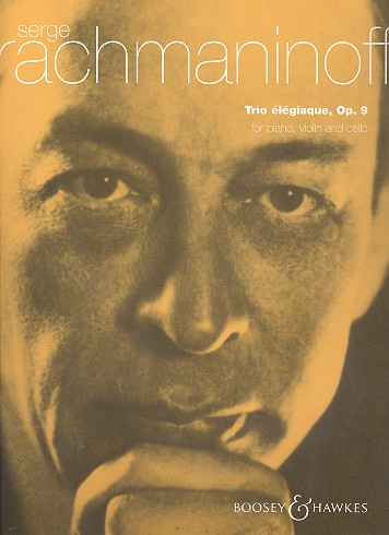 RACHMANINOFF S. - TRIO ELEGIACO CON PIANO  Re m op.9 REV.1907