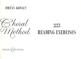 KODALY Z. - READING EXERCISES (333) -