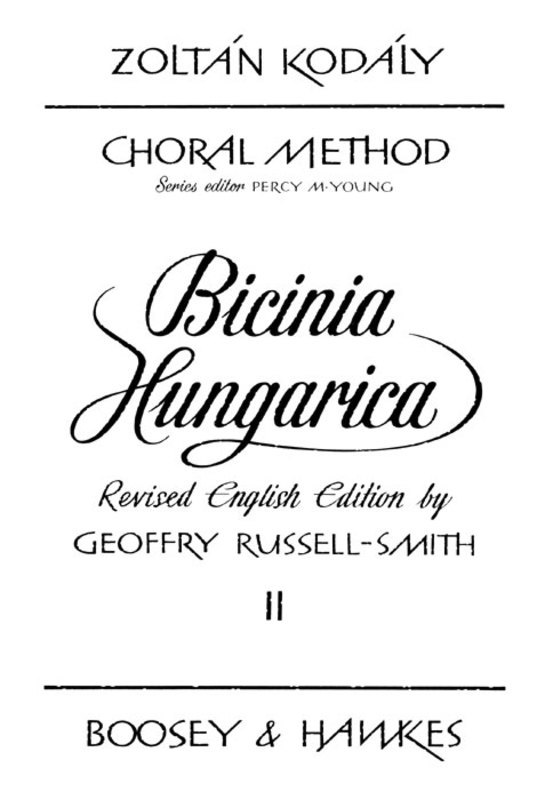 KODALY Z. - BICINIA HUNGARICA V.2 -