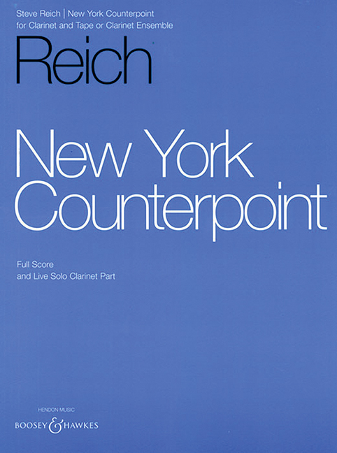 REICH S. - NEW YORK COUNTERPOINT (CL)