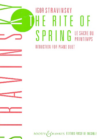STRAVINSKY I. - CONSAGRACION DE LA PRIMAVERA (1 PIANO 4 MANOS)