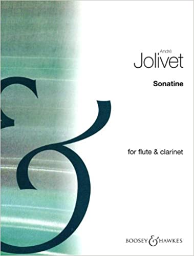 JOLIVET A. - SONATINA CLARINETE Y FLAUTA
