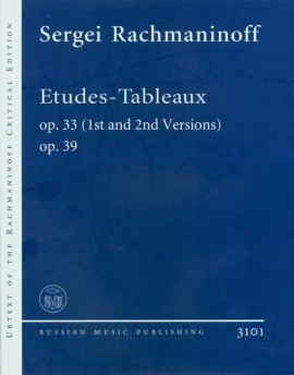 RACHMANINOFF S. - ETUDES TABLEAUX OP.33-39 URTEXT