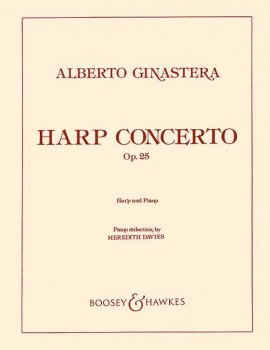 GINASTERA A. - CONCIERTO ARPA OP.25- ARPA Y PIANO