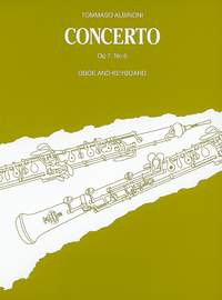 ALBINONI T. - CONCIERTO RE M - OP.7 Nº6- OBOE Y PIANO -