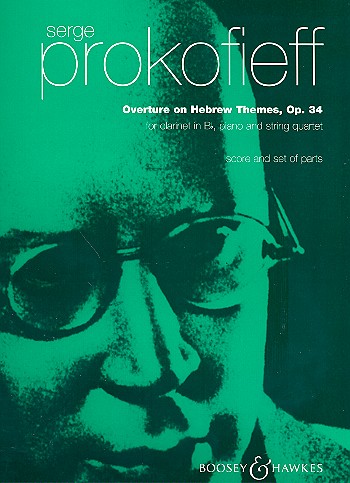 PROKOFIEFF S. - OBERTURA SOBRE TEMAS HEBREOS OP.34 - CLARINETE , PIANO  CUARTETO CUERDAS