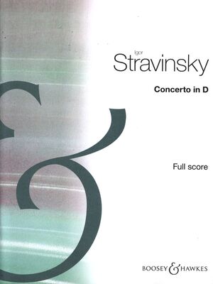 STRAVINSKY I. - CONCIERTO RE - BASLER CONCERT- GENERAL