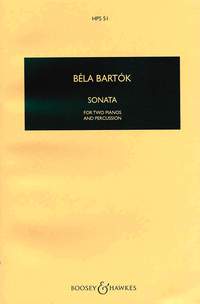 BARTOK B. - SONATA PARA 2 PIANOS Y PERCUSION -