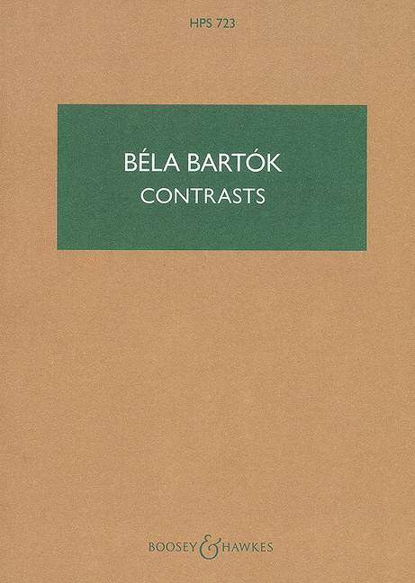 BARTOK B. - CONTRASTES (CL/V/P) -