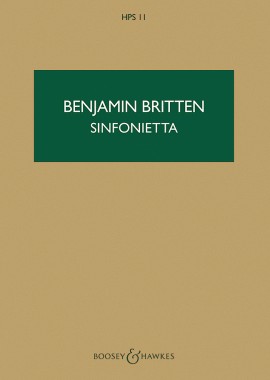 BRITTEN B. - SINFONIETTA - OP.1