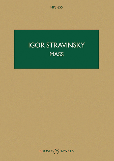 STRAVINSKY I. - MISA -