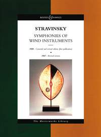 STRAVINSKY I. - SINFONIAS PARA INSTRUMENTOS DE VIENTO -