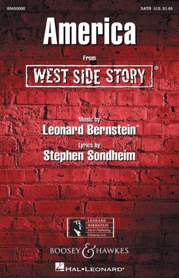 BERNSTEIN L. - AMERICA (WEST SIDE STORY)           SATB -