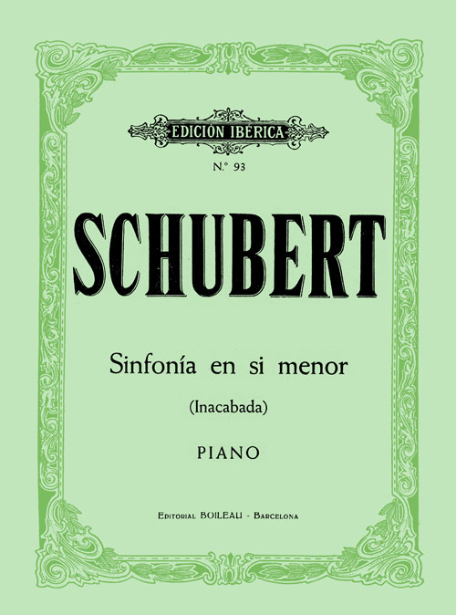 SCHUBERT F. - SINFONIA SIm INACABADA