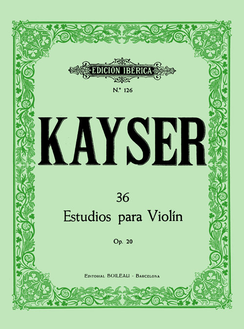 KAYSER H.E. - ESTUDIOS (36) - OP.20