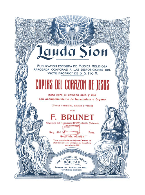 BRUNET F. - COPLAS DEL CORAZON DE JESUS CORO UNISONO