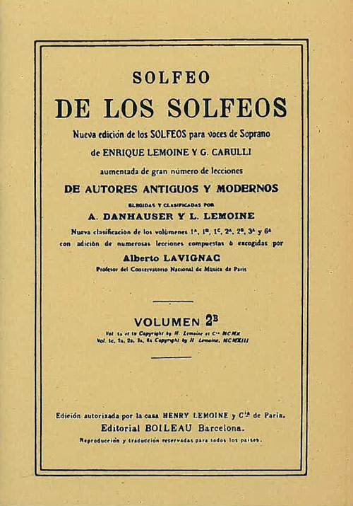 LEMOINE H. - SOLFEO DE LOS SOLFEOS V.2B (SA) -