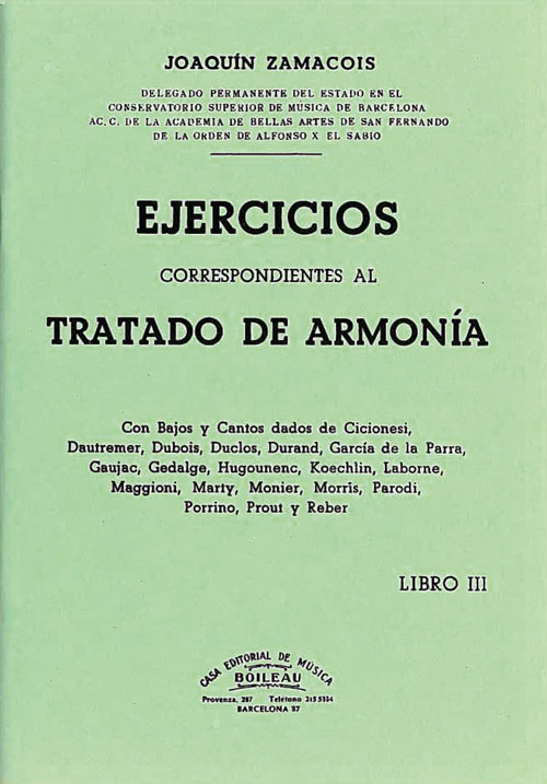 ZAMACOIS J. - EJERCICIOS ARMONIA V.3 -