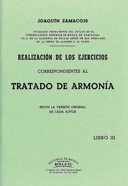 ZAMACOIS J. - REALIZACION ARMONIA V.3 -