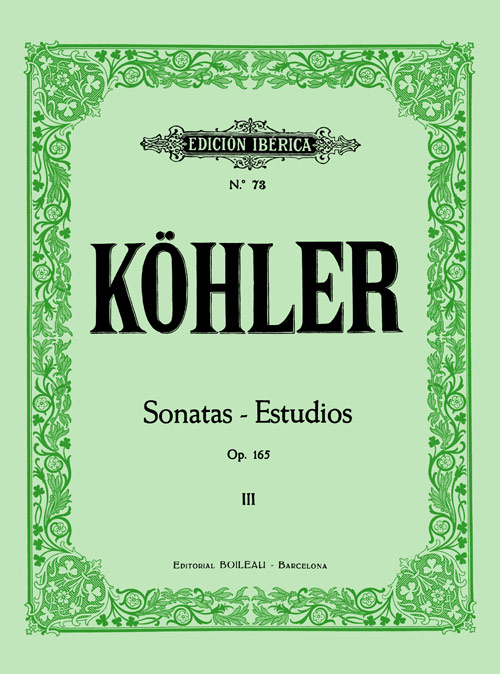KOHLER L. - SONATAS Y ESTUDIOS V.3 - OP.165